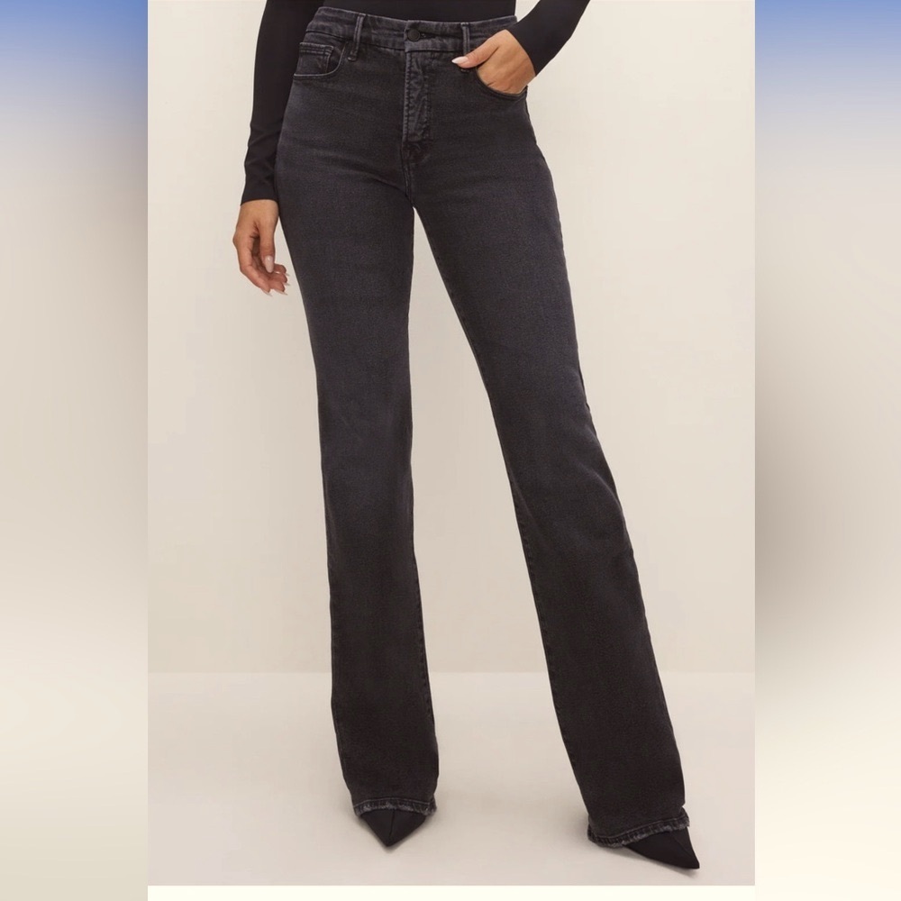 GOOD AMERICAN classic slim bootcut jeans